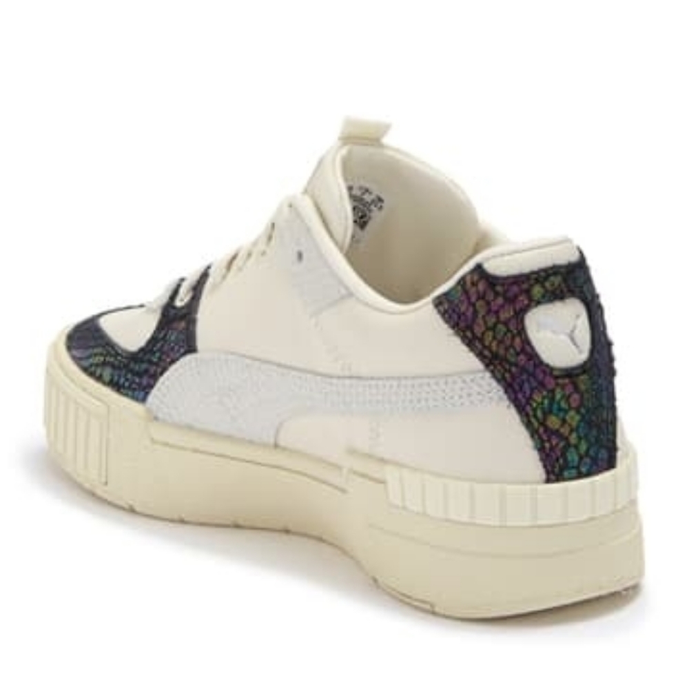 Puma Women's Cream Sneakers with Iridescent Black Accent - Picture 2 of 8